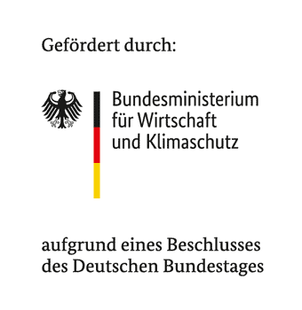 Förderlogo Bundesministerium für Wirtschaft & Klimaschutz